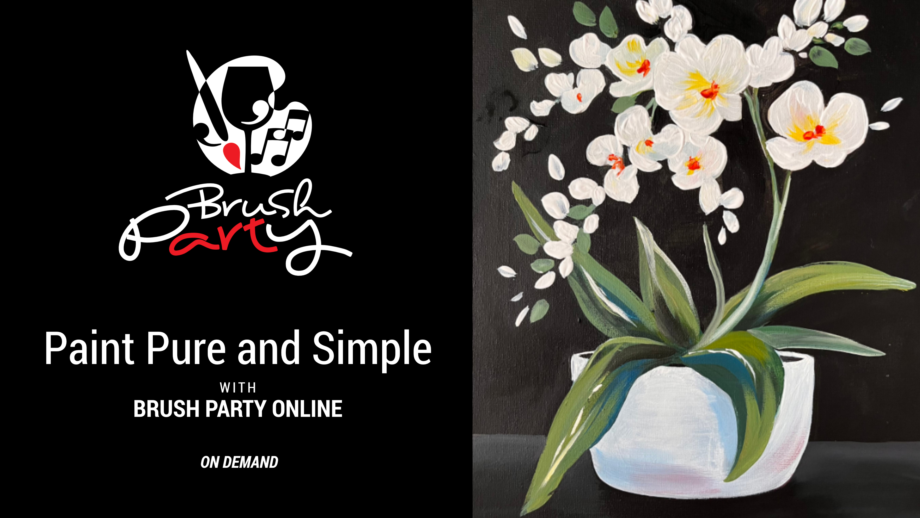 Paint ‘Pure and Simple’ with Brush Party Online