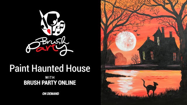 Paint ‘Haunted House’ with Brush Part...
