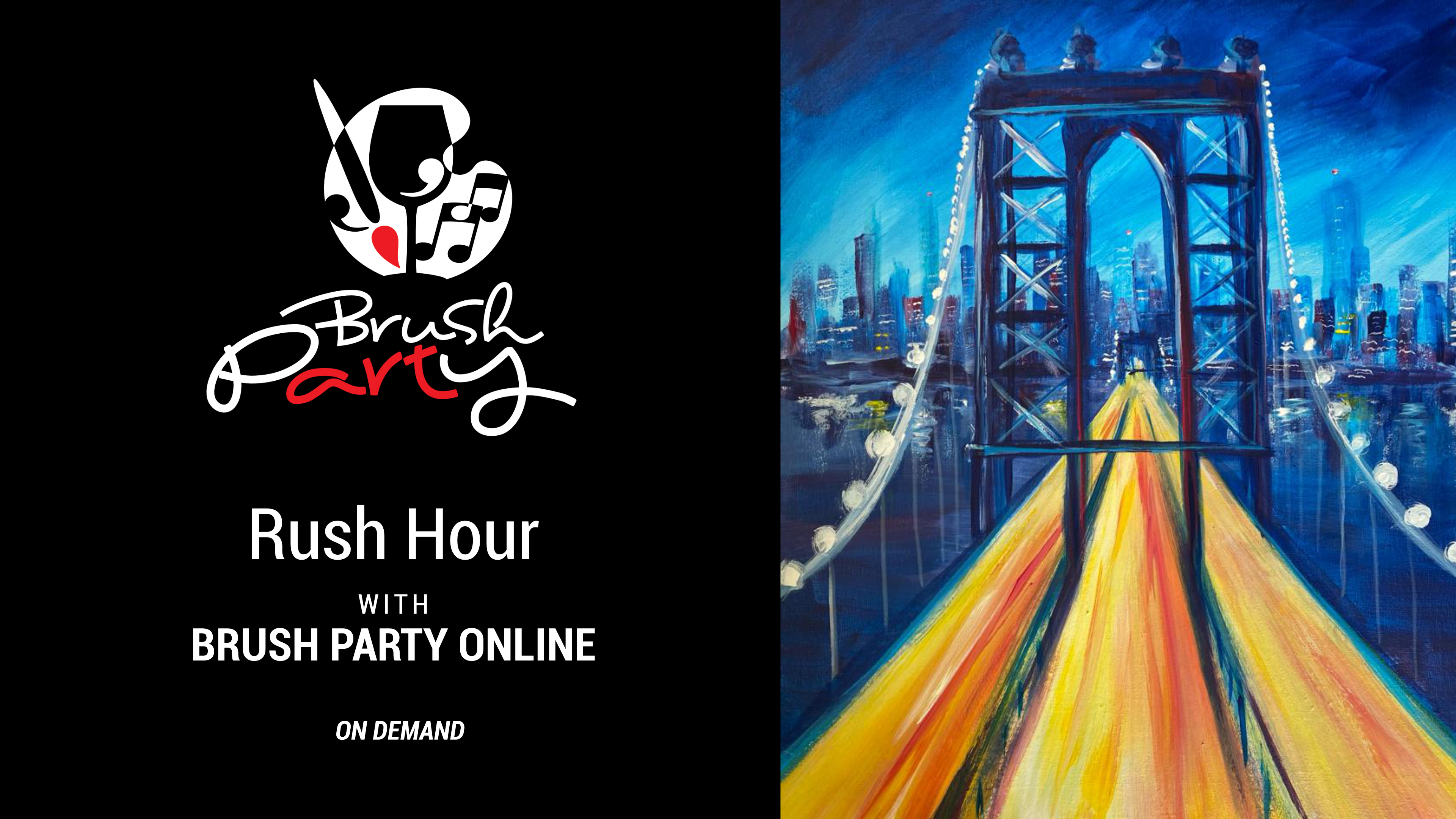 Paint ‘Rush Hour’ with Brush Party Online