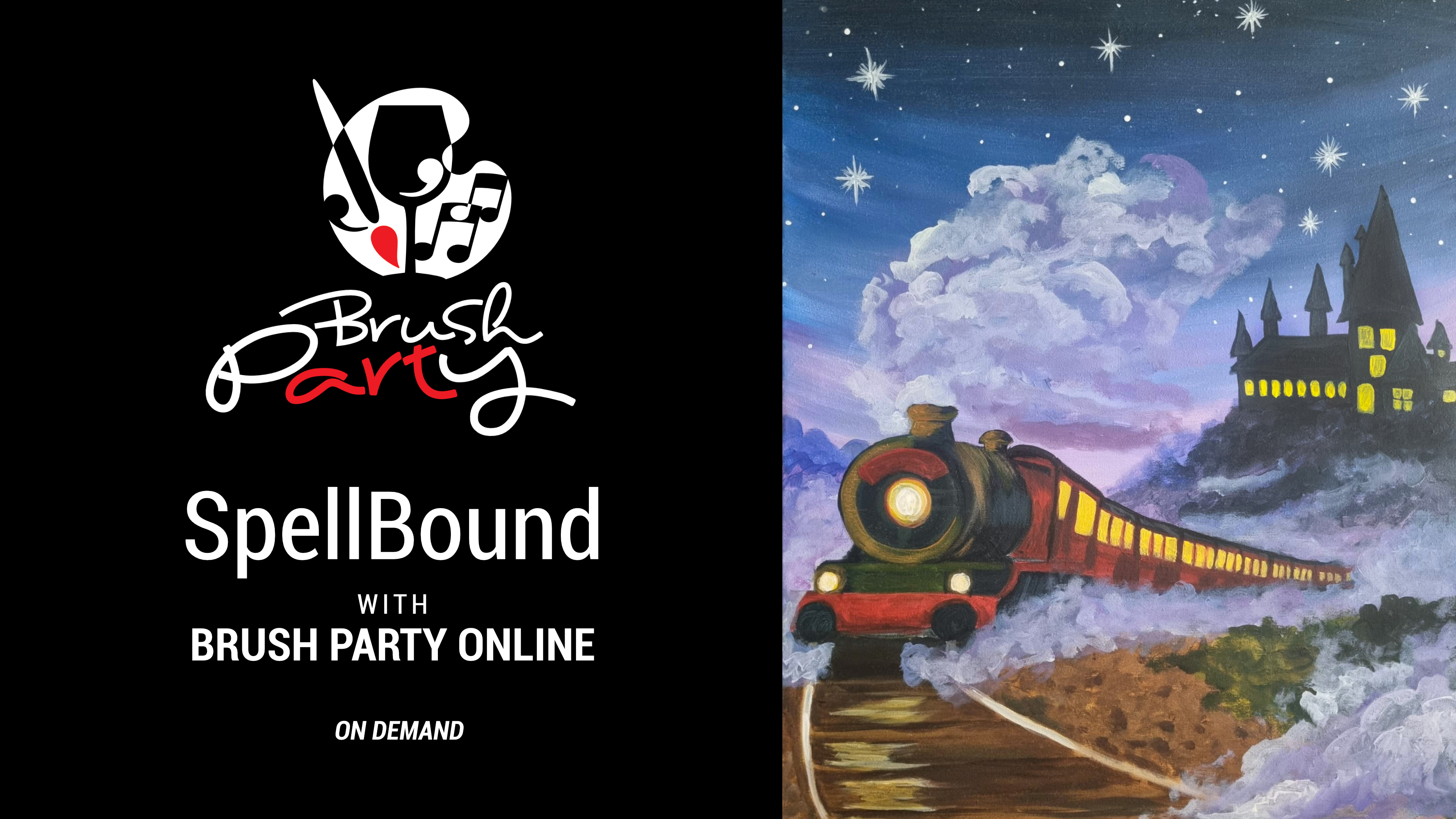 Paint ‘SpellBound’ with Brush Party Online