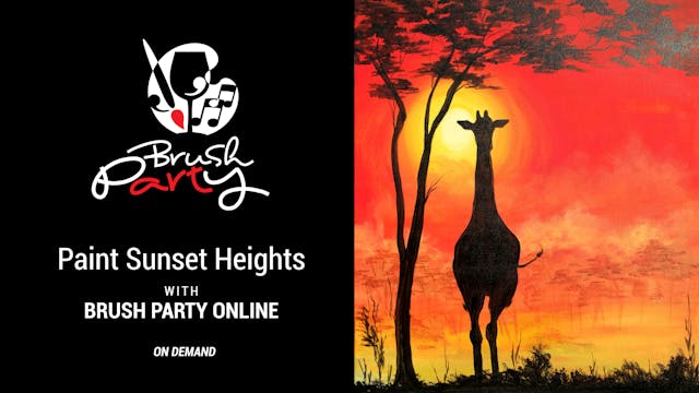 Paint ‘Sunset Heights’ with Brush Par...