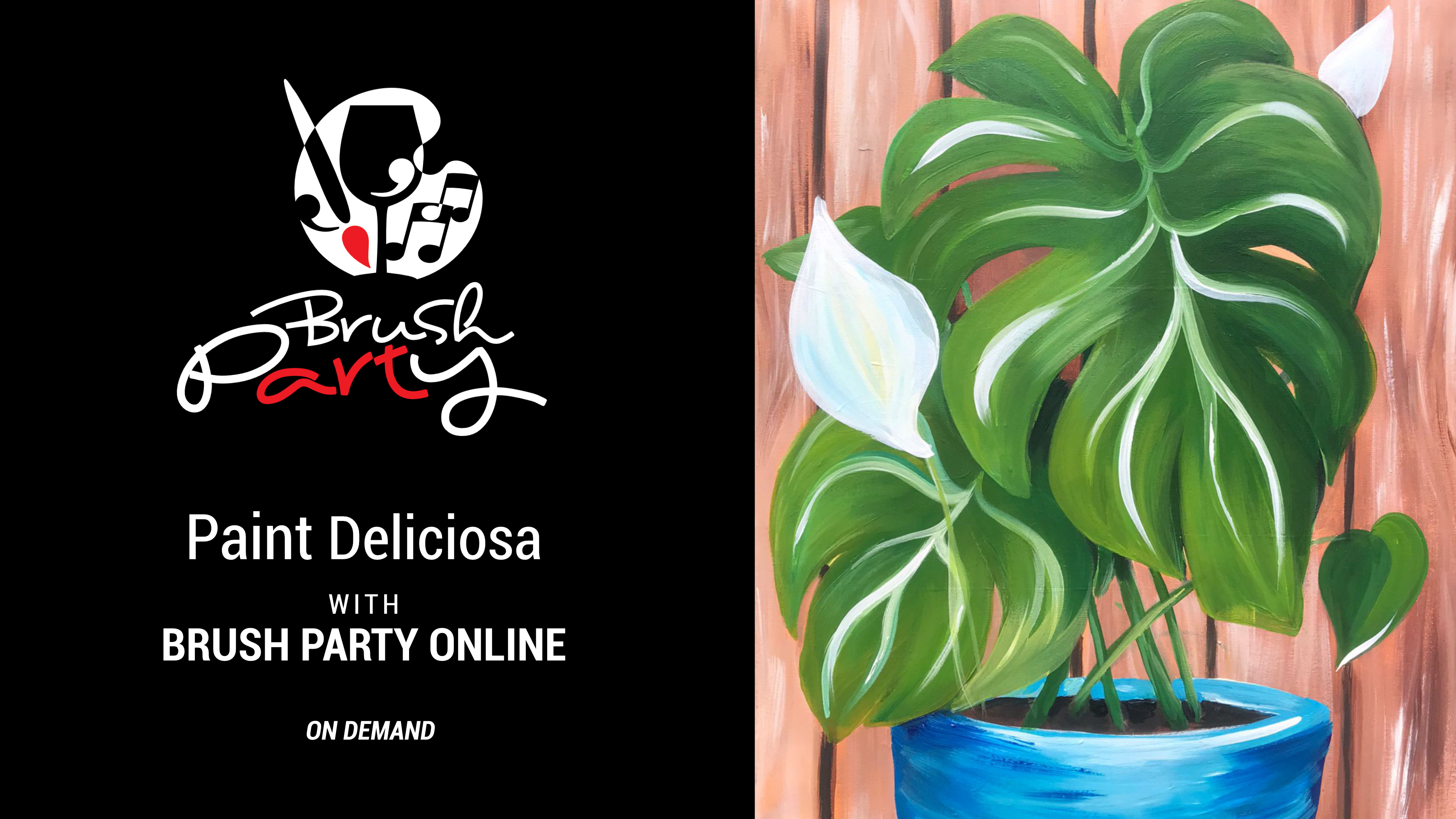 Paint ‘Deliciosa’ with Brush Party Online