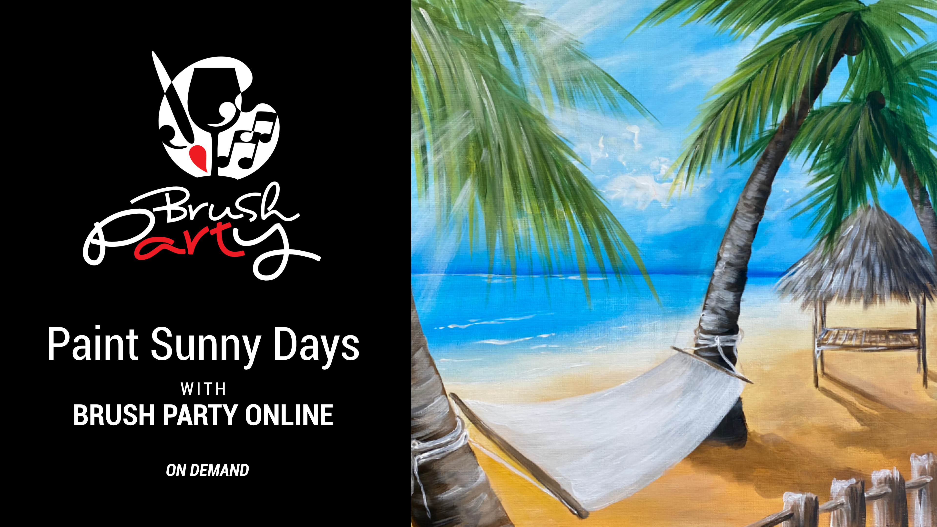 Paint Sunny Days with Brush Party Online