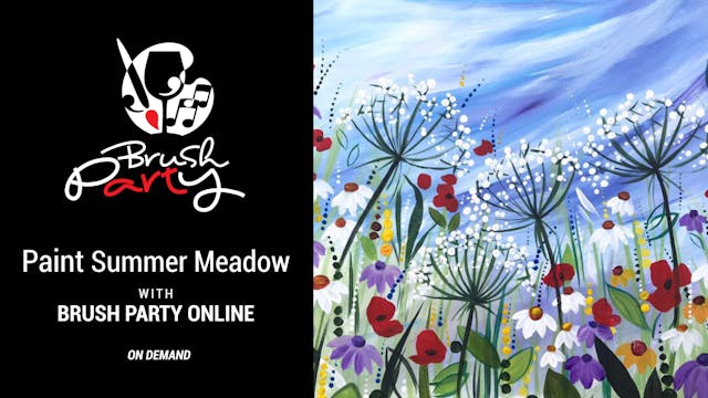 Paint ‘Summer Meadow’ with Brush Part...