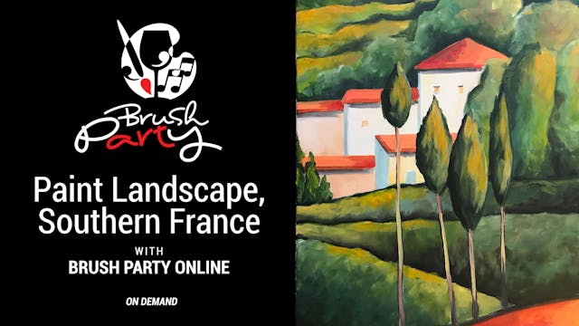 Paint Landscape, Southern France (in ...