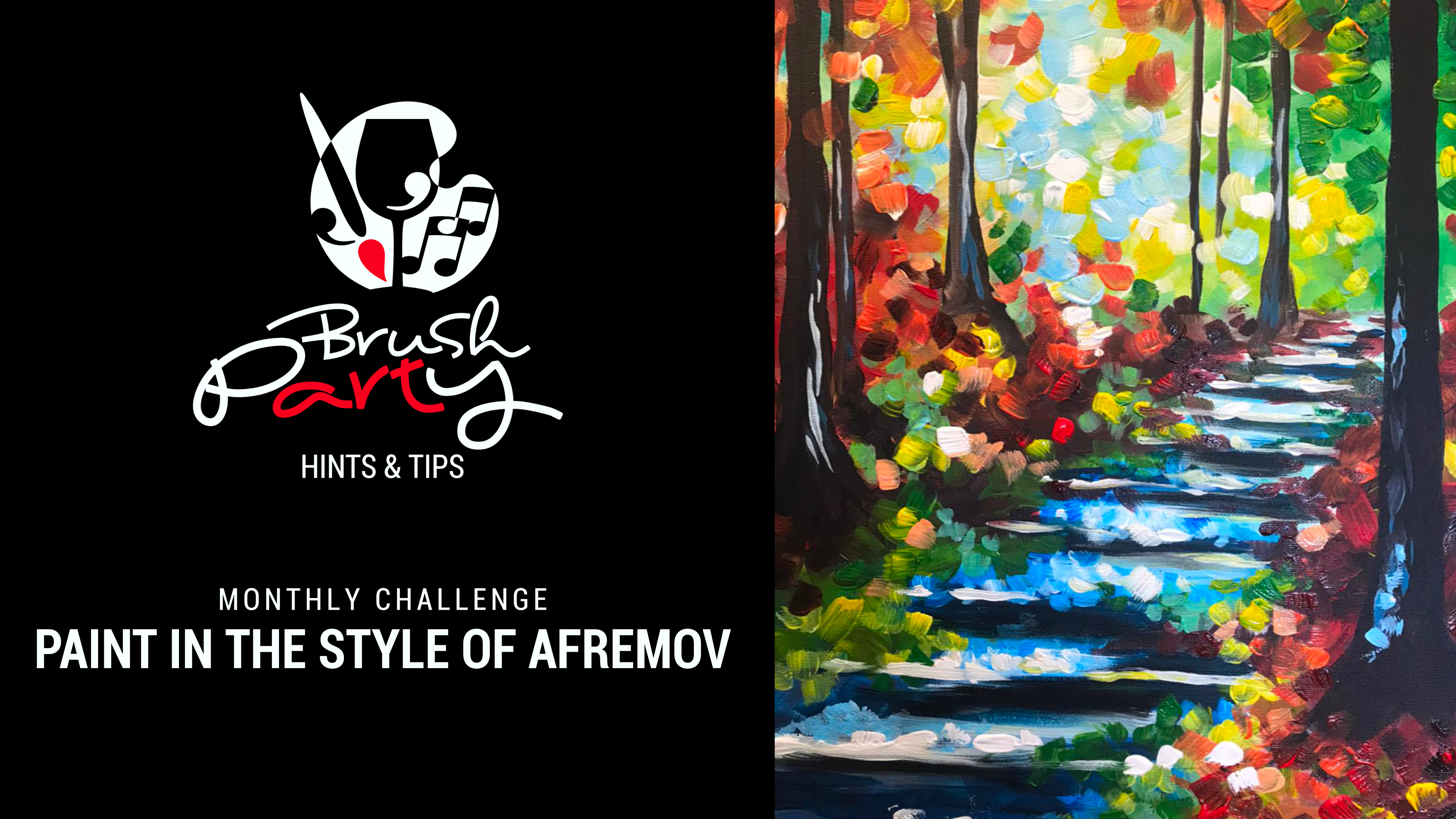 July 2021 Monthly Challenge - Paint in the style of Leonid Afremov
