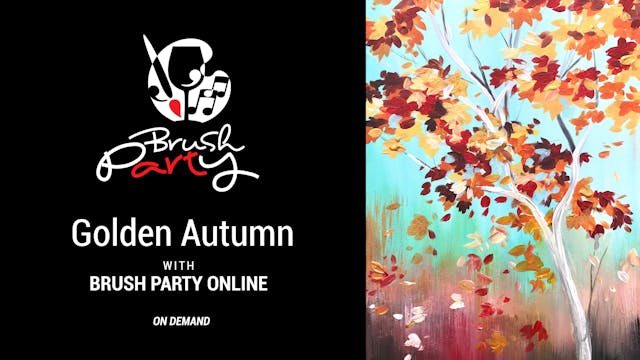 Paint ‘Golden Autumn’ with Brush Part...