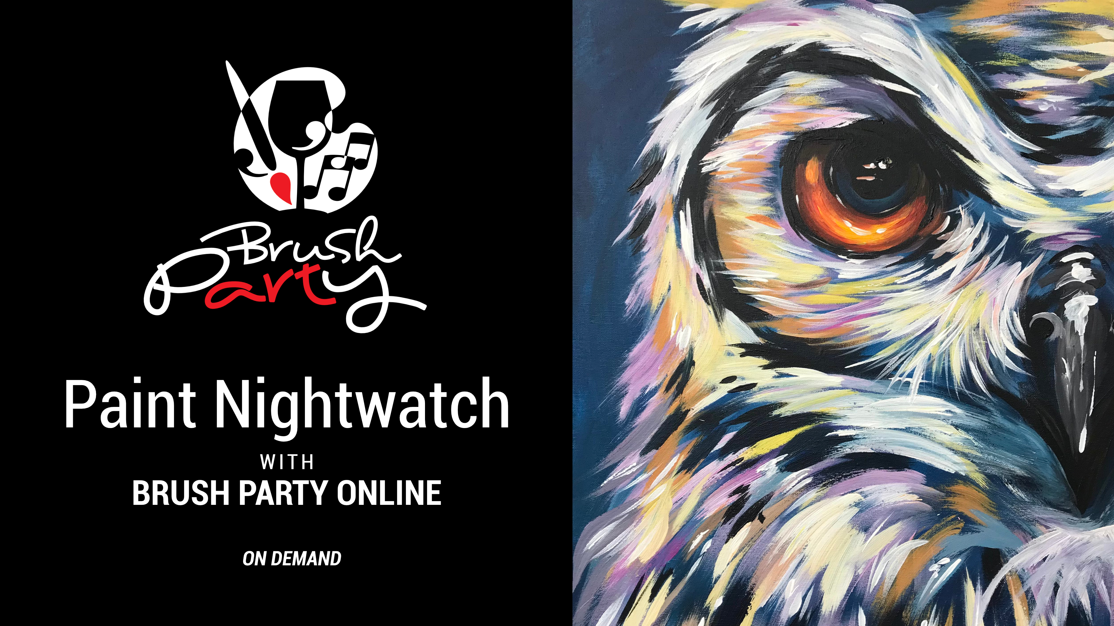 Paint ‘Nightwatch’ with Brush Party Online
