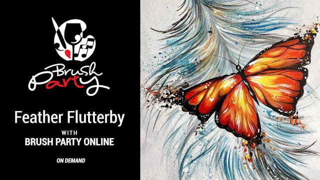 Paint ‘Feather Flutterby’ with Brush ...