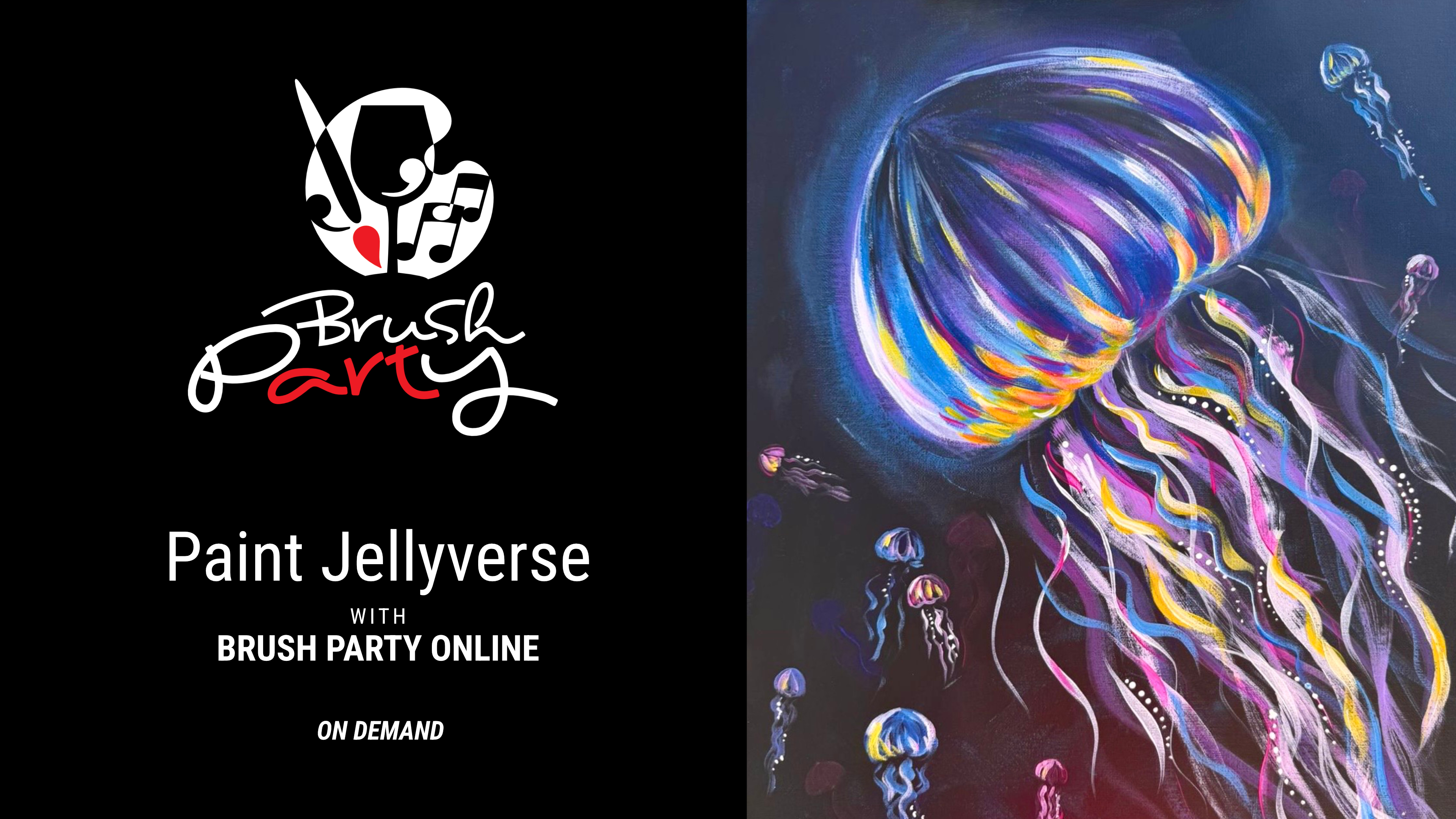 Paint 'Jellyverse' with Brush Party Online