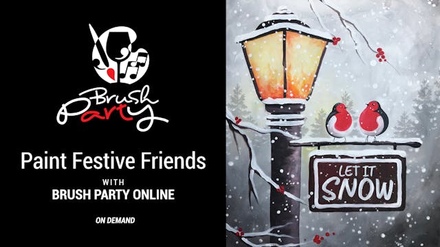 Paint ‘Festive Friends’ with Brush Pa...