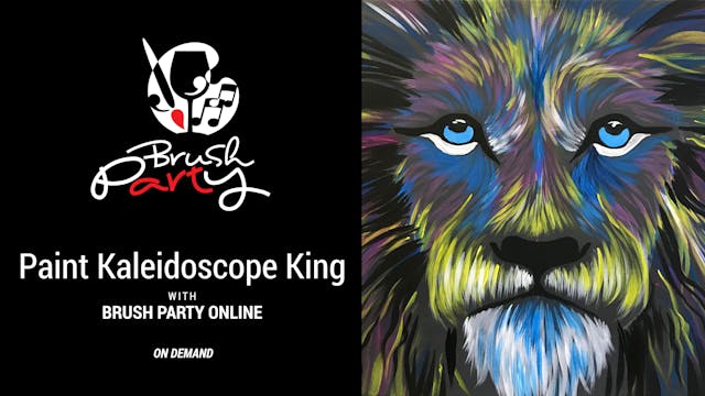Paint Kaleidoscope King with Brush Pa...
