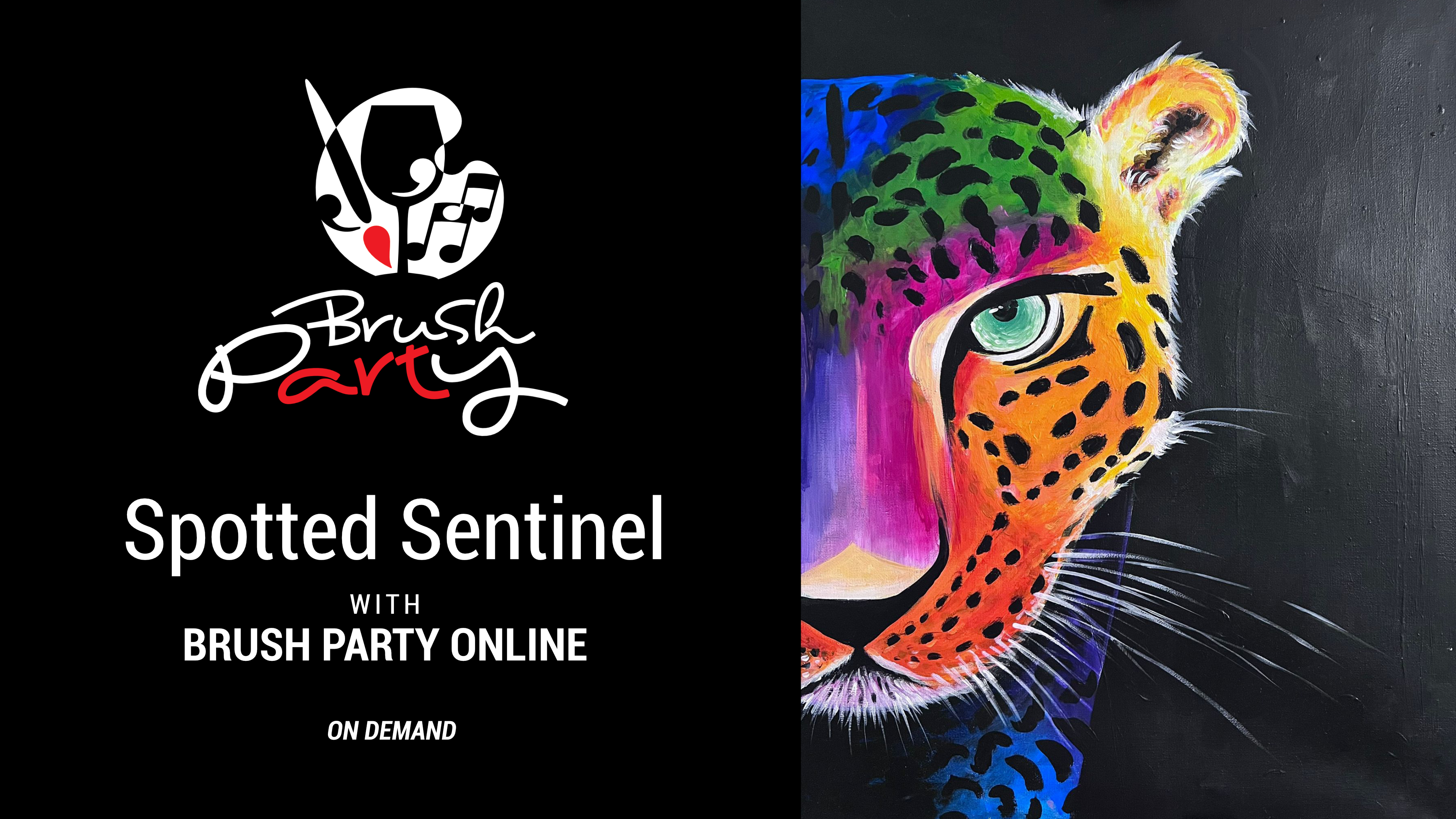 Paint ‘Spotted Sentinel’ with Brush Party Online