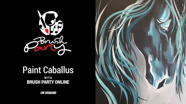 Paint Caballus with Brush Party Online