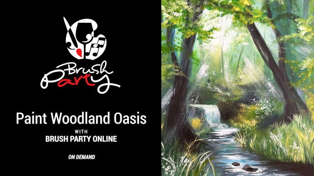 Paint ‘Woodland Oasis’ with Brush Par...