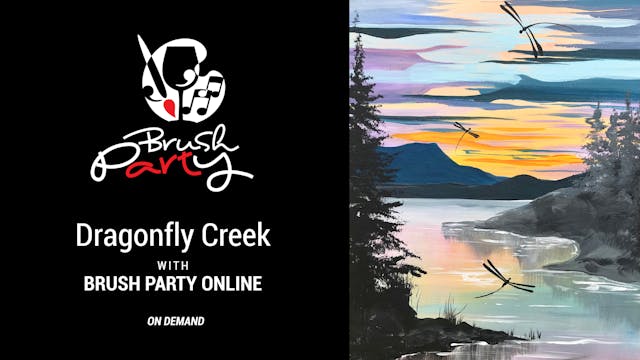Paint ‘Dragonfly Creek’ with Brush Pa...