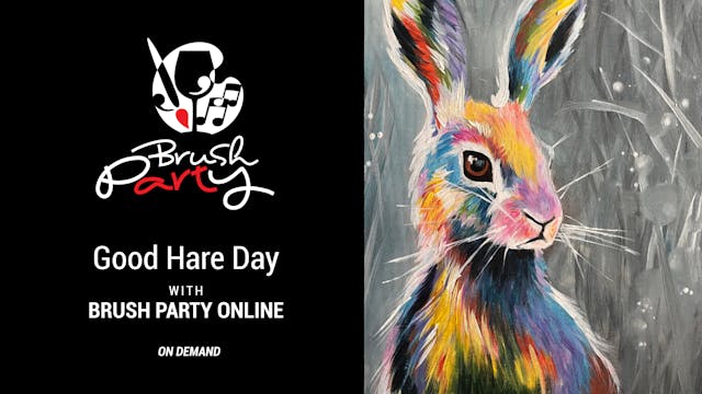 Paint ‘Good Hare Day’ with Brush Part...