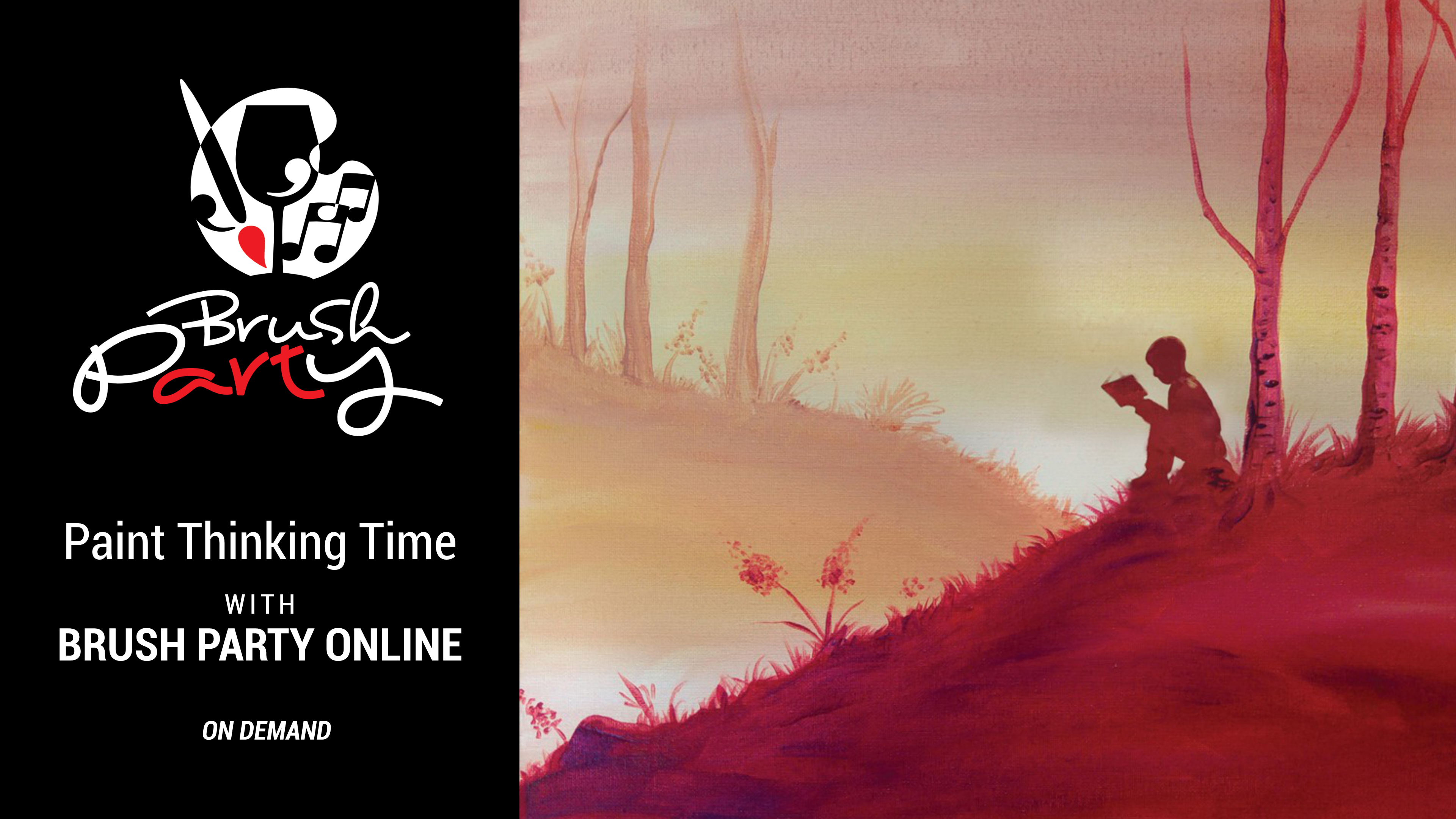 Paint ‘Thinking Time’ with Brush Party Online