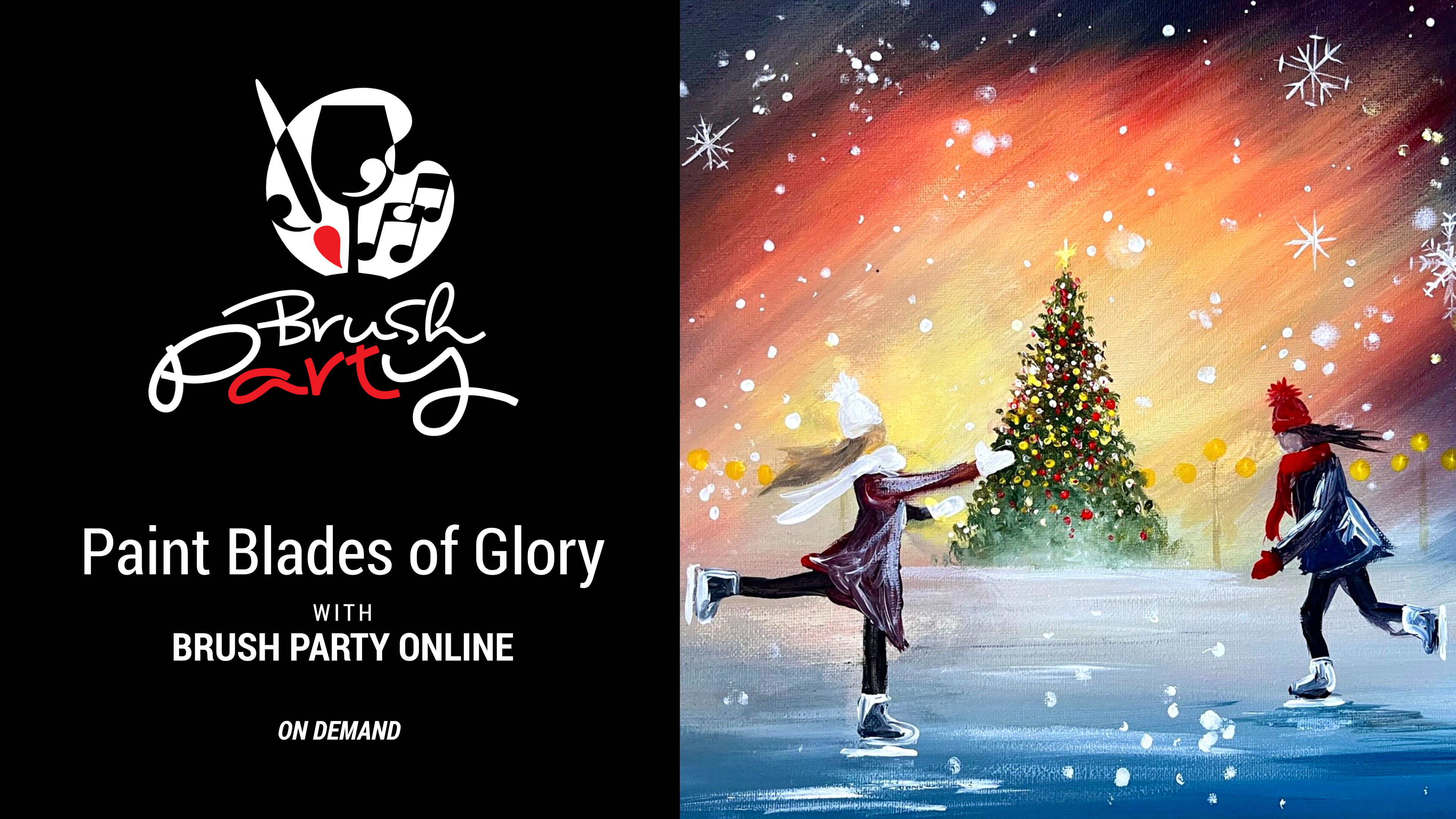 Paint ‘Blades of Glory’ with Brush Party Online