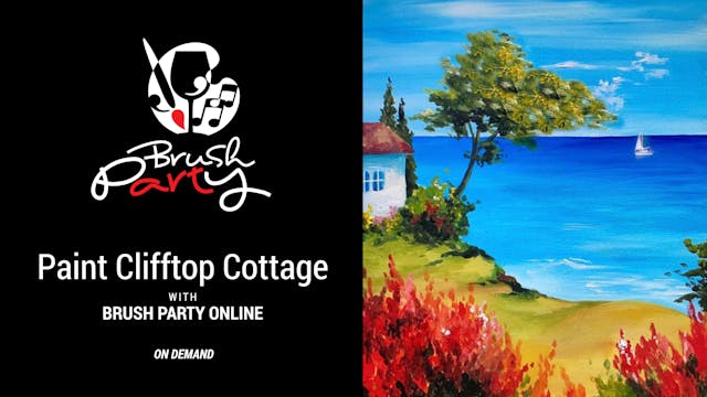 Paint Clifftop Cottage with Brush Par...