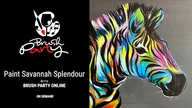 Paint 'Savannah Splendour' with Brush...