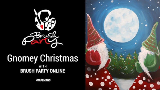 Paint Gnomey Christmas with Brush Par...