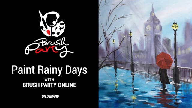 Paint Rainy Days with Brush Party Online