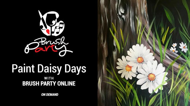 Paint Daisy Days with Brush Party Online