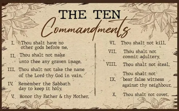 May 30 - Redemption, The Ten Commandm...