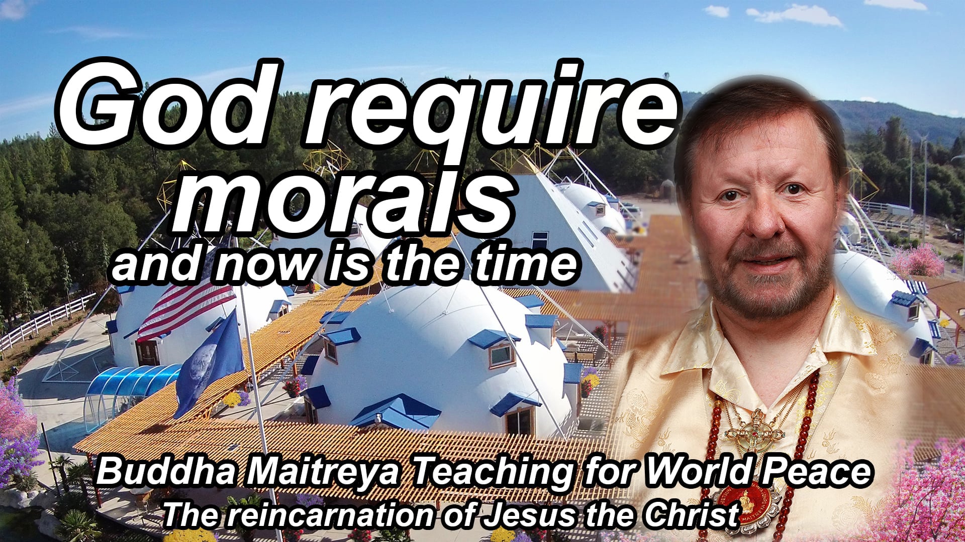 Aug 29 - God requires morals and now is the time