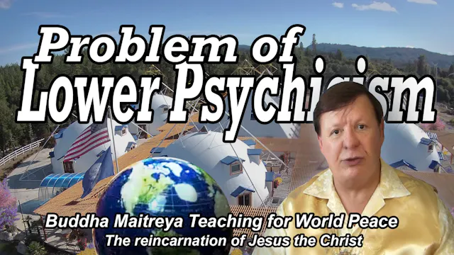 Sep 5 - Problem of Lower Psychicism