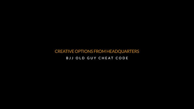 OGCC 22 Creative options from headquarters