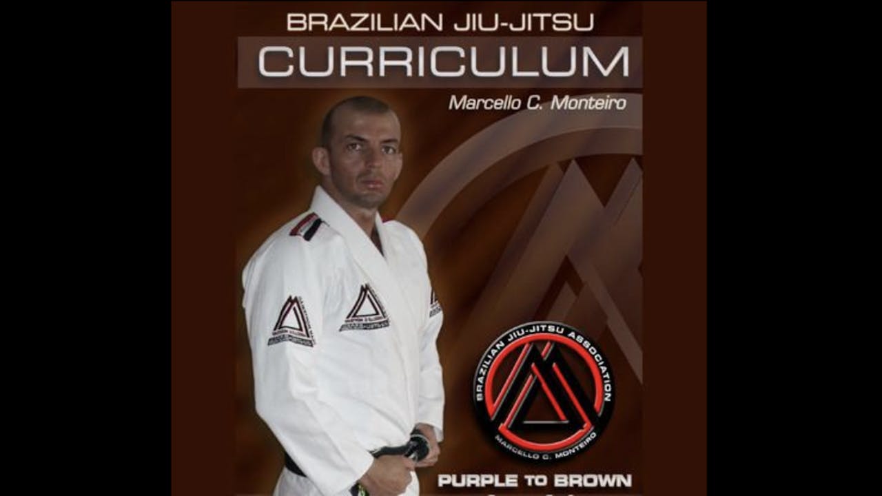 BJJ Curriculum Purple to Brown Marcello Monteiro