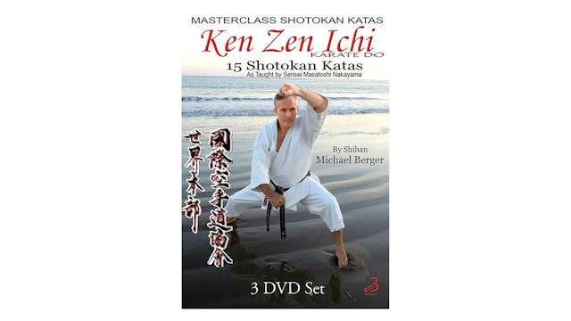 Masterclass Shotokan Katas Vol 3 by Michael Berger