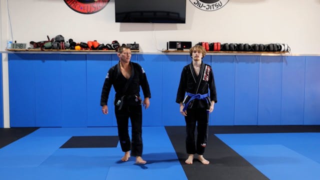 Ouchi Gari 8. Over Under Grip