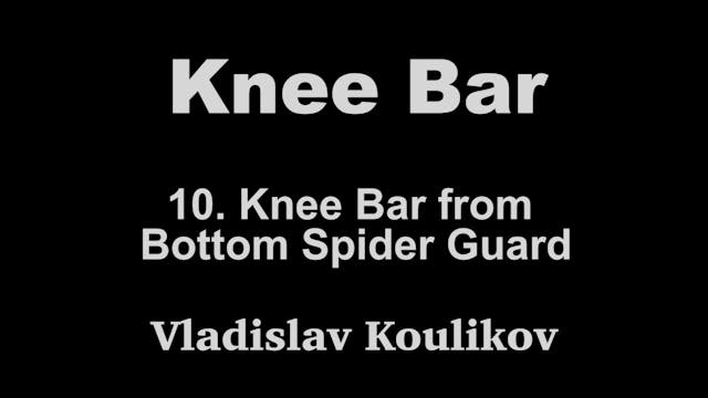 10. Knee Bar from Bottom Spider Guard...