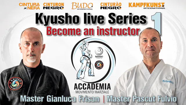 Become a Kyusho Instructor Vol 1 Gianluca Frisan