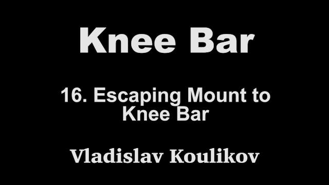 16. Escaping Mount to Knee Bar - Vladislav Koulikov Kneebar