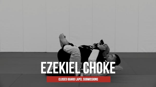 Guard Lapel Submissions 21 - Ezekiel Choke #2