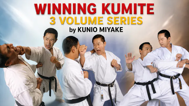 Winning Kumite 3 Vol Series by Kunio Miyake