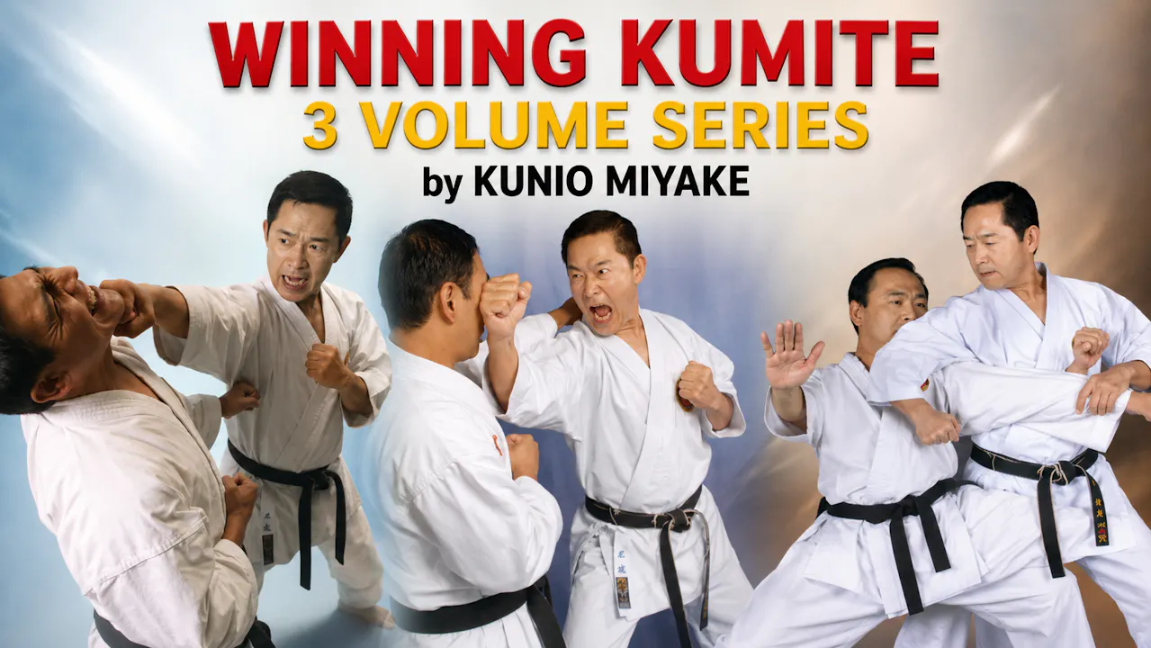 Winning Kumite 3 Vol Series by Kunio Miyake