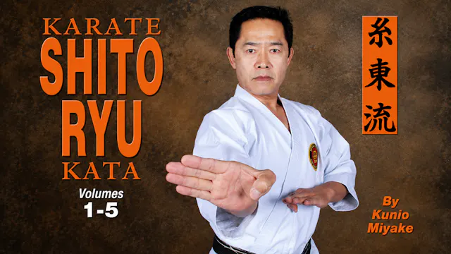 Karate Shito Ryu Kata Vol 1-5 by Kunio Miyake