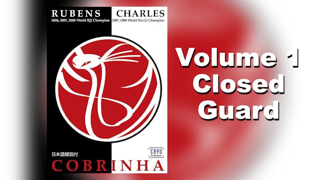 Cobrinha BJJ Vol 1 - Closed Guard by Rubens Charles - English