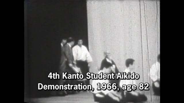 O-Sensei 5-5 Kanto Aikido Demo 1966