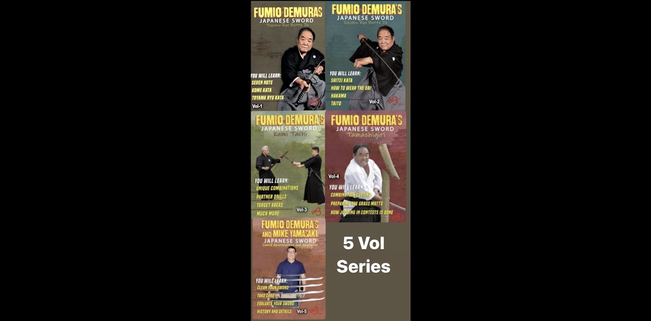 Japanese Sword 5 Vol Series by Fumio Demura