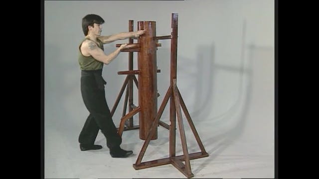 Wing Chun Wooden Dummy Form part 6 Advanced Drills by Randy Williams