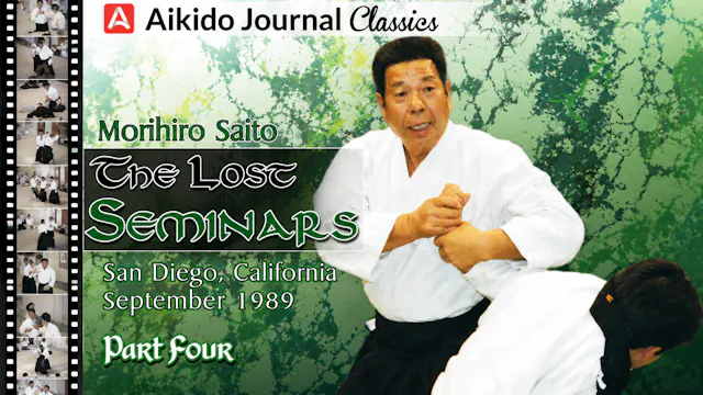 Lost Seminars 4: San Diego 1989 by Morihiro Saito