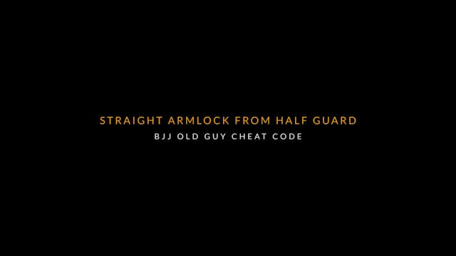 OGCC 37 Straight armlock from half guard
