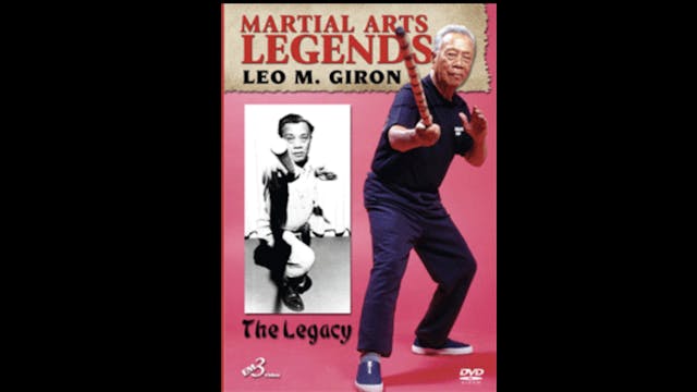 Martial Arts Legends: Escrima by Leo Giron