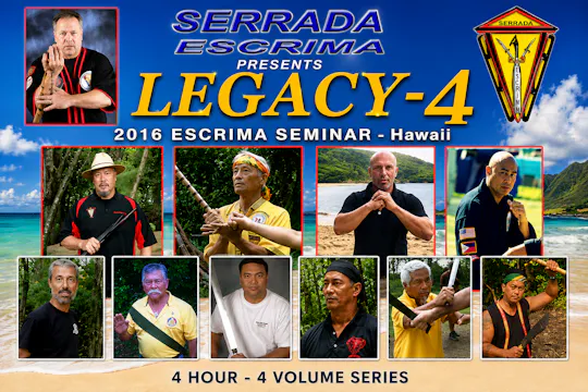 Serrada Escrima Legacy Seminar 4 (Vol 1-4)